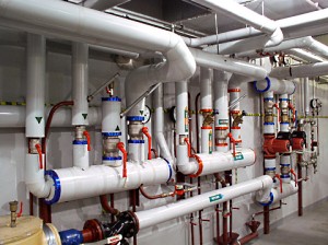 Commercial plumbing in Miami Beach exposed